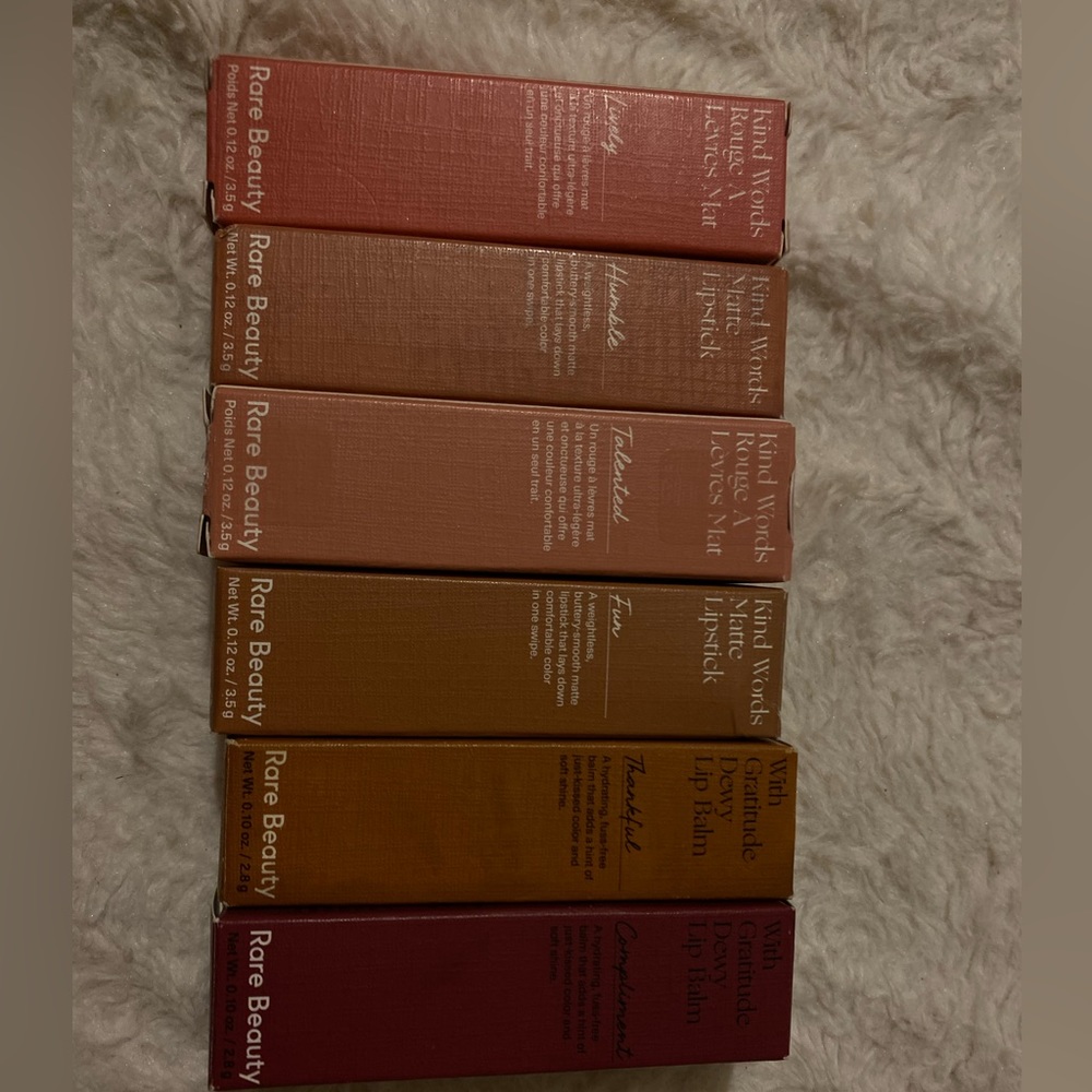 Rare beauty lipsticks!! All new feel free ask questions. Sold separately!